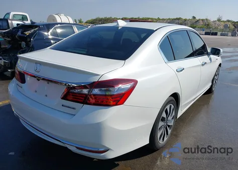 2017 Honda Accord Hybrid Ex-L из США, поврежденный, VIN JHMCR6F50HC008570